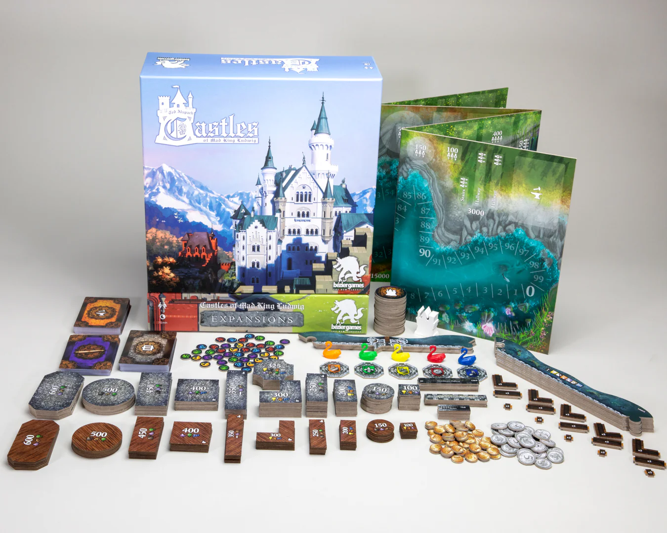 Castles of Mad King Ludwig w/Expansions Bundle - Image 2